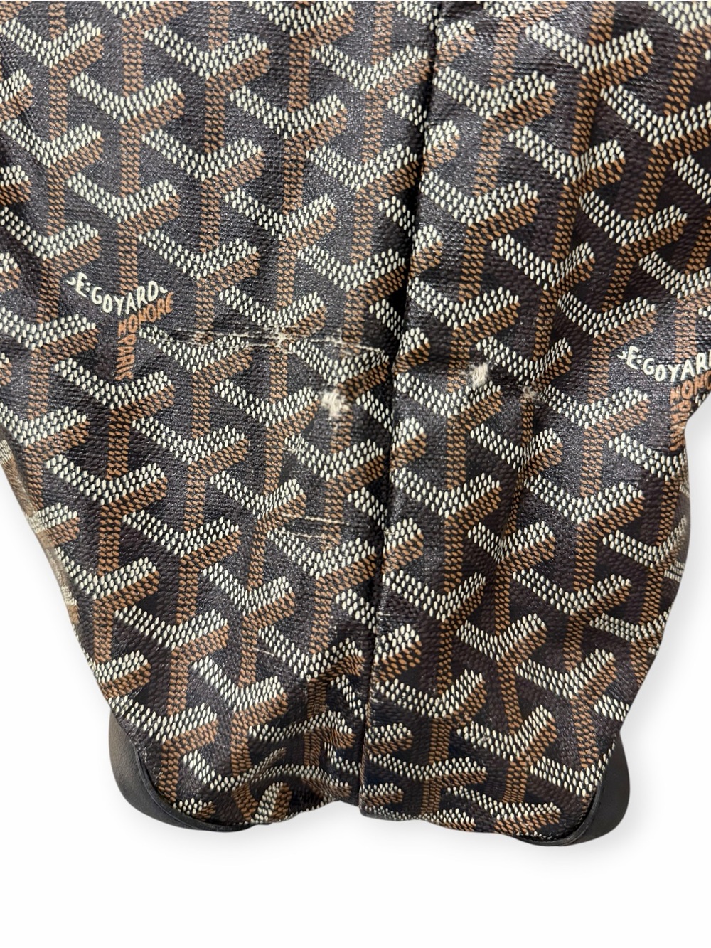 Goyard Saint Louis Tote PM – Black/Brown Goyardine Canvas - Picture 13 of 16